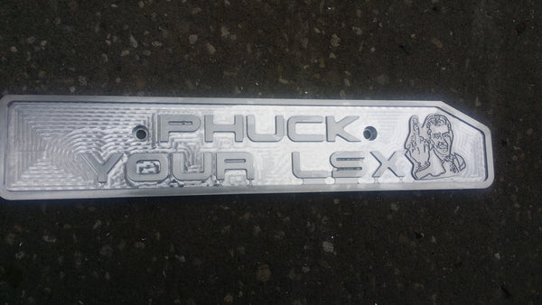 "Phuck U LSX" Mustang Custom Coil Covers, Coil Covers - Infinite Machine Concepts
