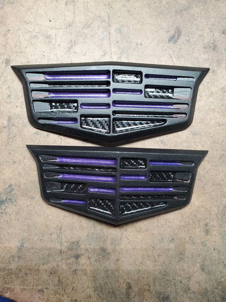 Caddy front or rear billet crest,  - Infinite Machine Concepts
